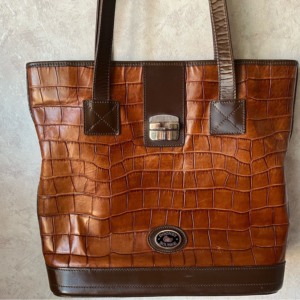 Dooney & Bourke Croc Embossed Tote